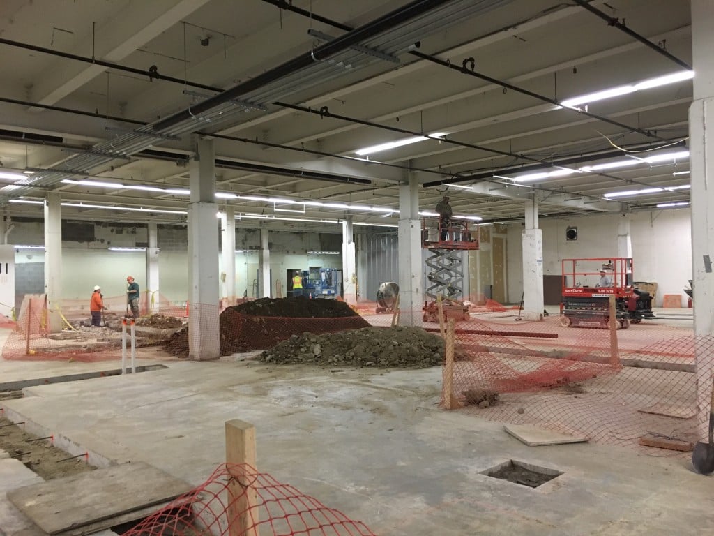 Construction at Foodlink