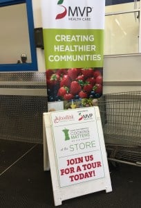 MVP Health Care partners with Foodlink for the Cooking Matters with the Store program. 