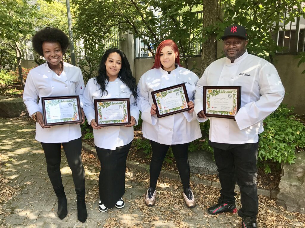 Class of 2023 (Class #6), from left: Tiazhia Smith, Nicole Calloway, Teilyn Walker & William Smith.