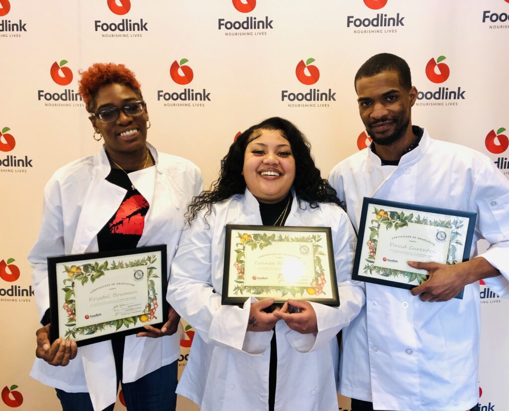 Class of 2023 (Class #5), from left, Krystal Bowman, Tahnee Rodriguez & David Curenton.